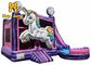 Nat droog 14ft 15ft Unicorn Combo Bounce House With Balkuil