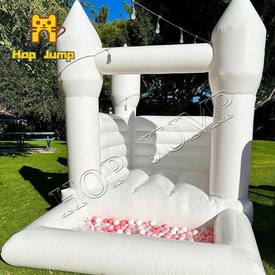 10ft SGS Mini Inflatable Bounce House All Witte Jonge geitjesverbindingsdraden voor Jonge geitjesbrand - vertrager