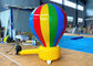 Regenboog Openluchtballons die het Aangepaste Embleem van Inflatables adverteren Grond