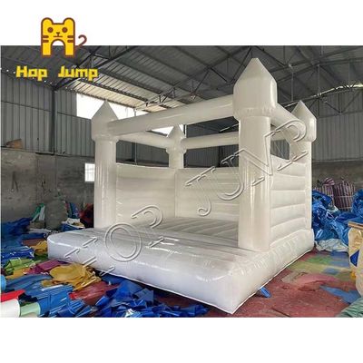 Wit Opblaasbaar Spronghuis 14ft Pvc-Verpakkingszak met Brand - vertrager
